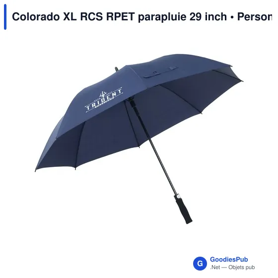 Parapluie personnalisable Colorado XL RCS RPET avec logo - Image 10