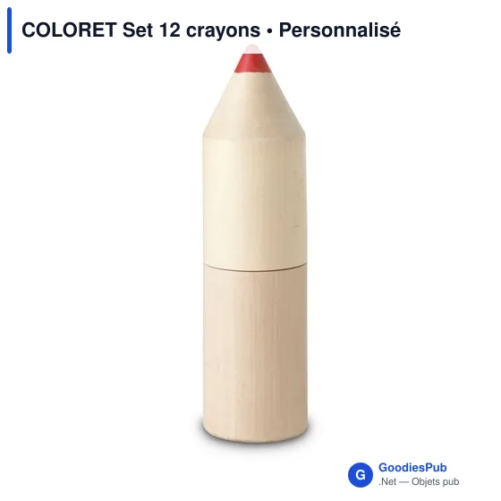COLORET Set 12 crayons - Image 1