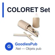 COLORET Set 12 crayons - Miniature 3