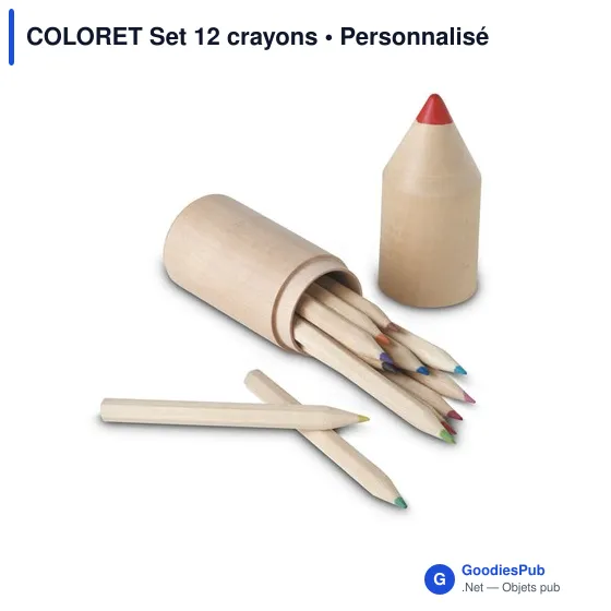 COLORET Set 12 crayons - Image 3