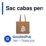 Sac cabas personnalisable en coton recyclé avec logo - Colour Square Bag GRS - Miniature 11