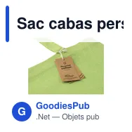 Sac cabas personnalisable en coton recyclé avec logo - Colour Square Bag GRS - Miniature 10
