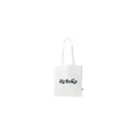 Variante blanc - Sac cabas personnalisable en coton recyclé avec logo - Colour Square Bag GRS