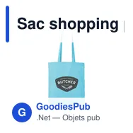 Sac shopping personnalisable en coton avec logo - Colour Square Bag - Miniature 1