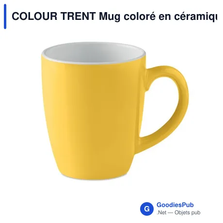 COLOUR TRENT Mug coloré en céramique 290 ml