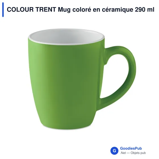 COLOUR TRENT Mug coloré en céramique 290 ml - Image 2