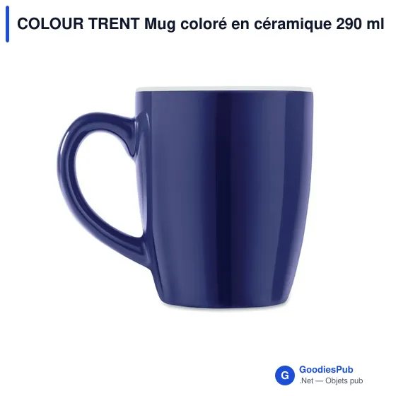 COLOUR TRENT Mug coloré en céramique 290 ml - Image 11