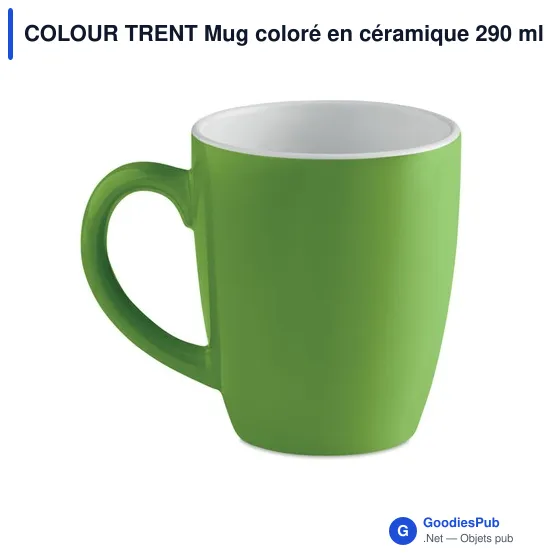 COLOUR TRENT Mug coloré en céramique 290 ml - Image 3