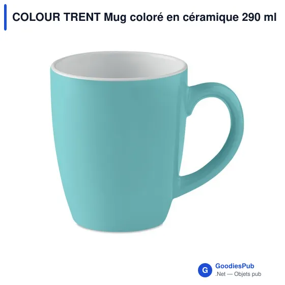 COLOUR TRENT Mug coloré en céramique 290 ml - Image 7