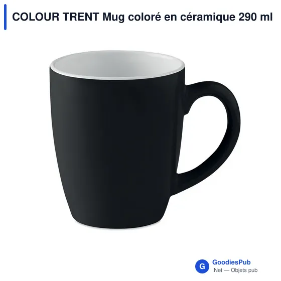 COLOUR TRENT Mug coloré en céramique 290 ml - Image 8