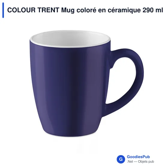COLOUR TRENT Mug coloré en céramique 290 ml - Image 10