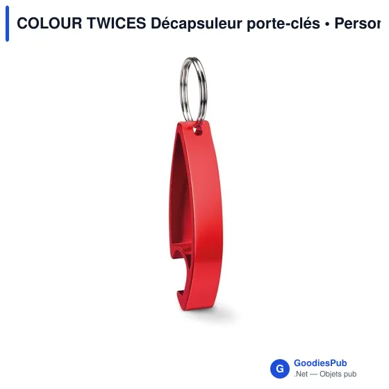 COLOUR TWICES Décapsuleur porte-clés - Image 3
