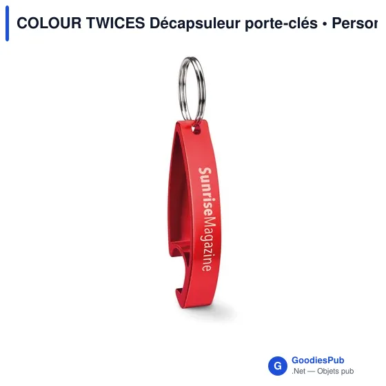 COLOUR TWICES Décapsuleur porte-clés - Image 4