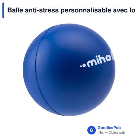 Balle anti-stress personnalisable avec logo - ColourBall