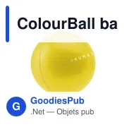 Balle anti-stress personnalisable avec logo - ColourBall - Miniature 6