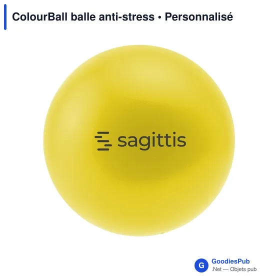 Balle anti-stress personnalisable avec logo - ColourBall - Image 8