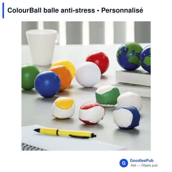 Balle anti-stress personnalisable avec logo - ColourBall - Image 10