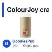 Crayons de couleur personnalisables ColourJoy avec logo - Miniature 1