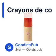 Crayons de couleur personnalisables ColourTube avec logo - Miniature 8