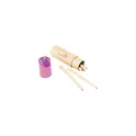Variante rose - Crayons de couleur personnalisables ColourTube avec logo