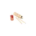 Variante rouge - Crayons de couleur personnalisables ColourTube avec logo
