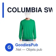 COLUMBIA SWEAT-SHIRT UNISEX - Miniature 1