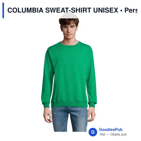 COLUMBIA SWEAT-SHIRT UNISEX