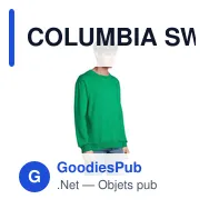 COLUMBIA SWEAT-SHIRT UNISEX - Miniature 3