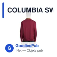 COLUMBIA SWEAT-SHIRT UNISEX - Miniature 6
