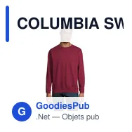 COLUMBIA SWEAT-SHIRT UNISEX - Miniature 10