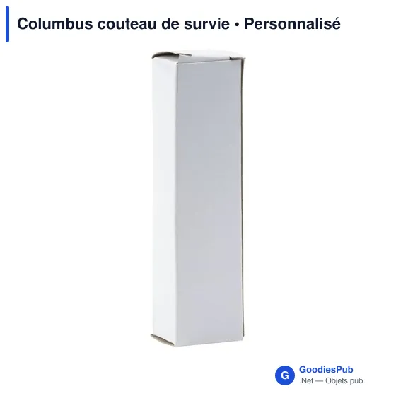Couteau de survie personnalisable avec logo - Columbus - Image 2