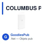 COLUMBUS Porte-clés PU et métal - Miniature 5