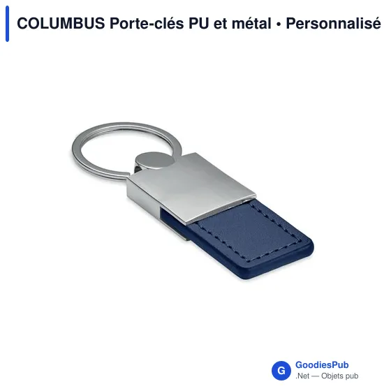 COLUMBUS Porte-clés PU et métal - Image 8