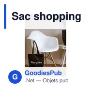 Sac shopping personnalisable Combi Organic Shopper avec logo - Miniature 4