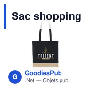 Sac shopping personnalisable Combi Organic Shopper avec logo - Miniature 6