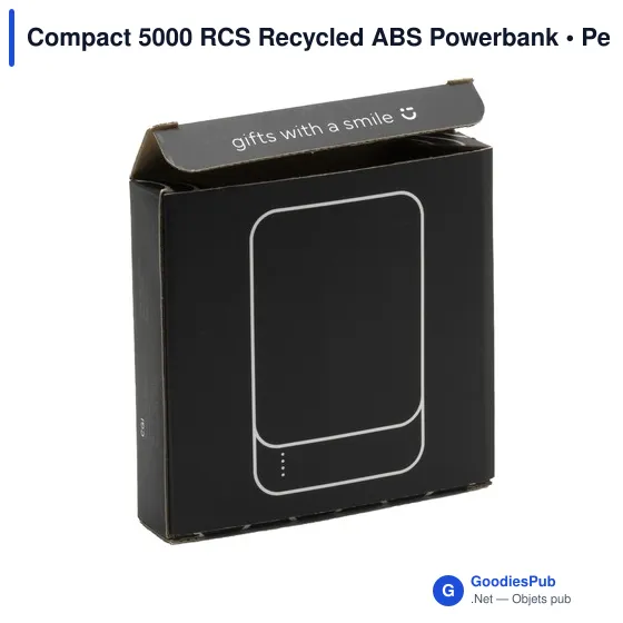 Powerbank compact personnalisable avec logo - Compact 5000 RCS - Image 4