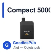 Powerbank compact personnalisable avec logo - Compact 5000 RCS - Miniature 7