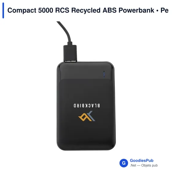 Powerbank compact personnalisable avec logo - Compact 5000 RCS - Image 7