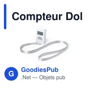 Compteur de golf personnalisable avec logo - Modèle Dolim - Miniature 4