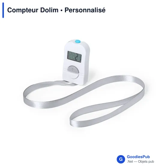 Compteur de golf personnalisable avec logo - Modèle Dolim - Image 4