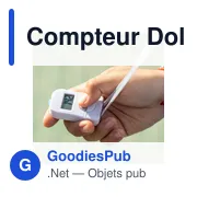 Compteur de golf personnalisable avec logo - Modèle Dolim - Miniature 5