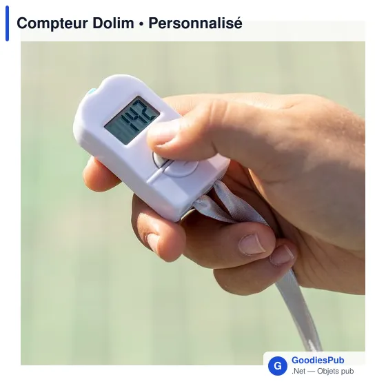 Compteur de golf personnalisable avec logo - Modèle Dolim - Image 6