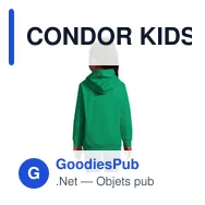 CONDOR KIDS sweat Capuche - Miniature 4