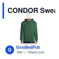 CONDOR Sweat Unisex Capuche - Miniature 1
