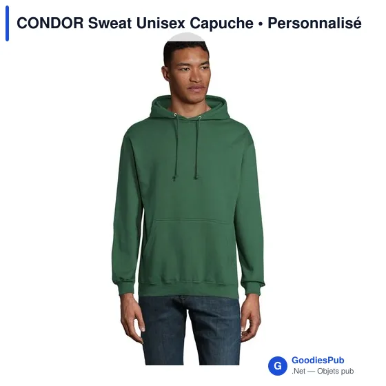 CONDOR Sweat Unisex Capuche - Image 1