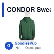 CONDOR Sweat Unisex Capuche - Miniature 2