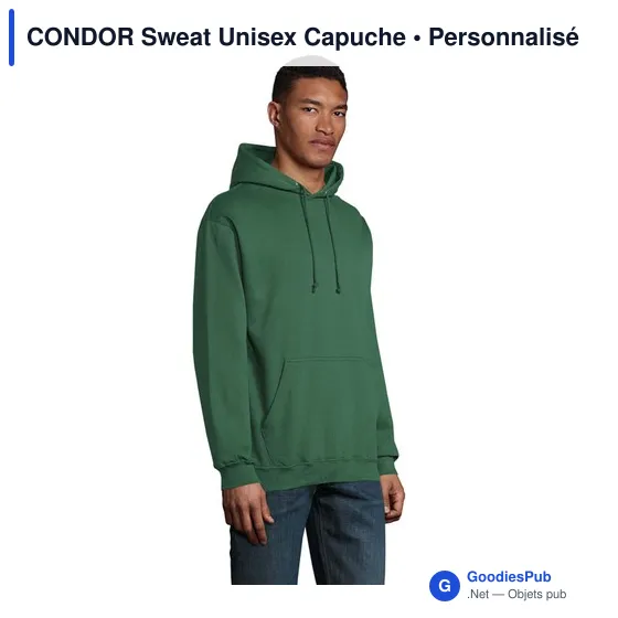 CONDOR Sweat Unisex Capuche - Image 3