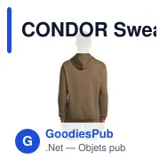 CONDOR Sweat Unisex Capuche - Miniature 5