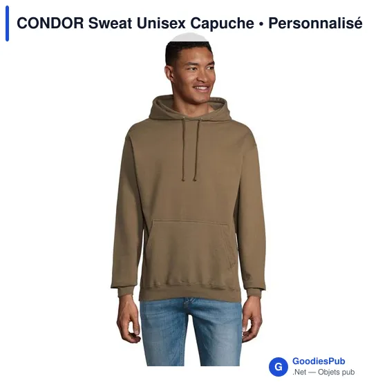 CONDOR Sweat Unisex Capuche - Image 10