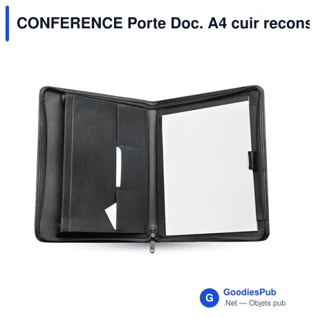 CONFERENCE Porte Doc. A4 cuir reconst.